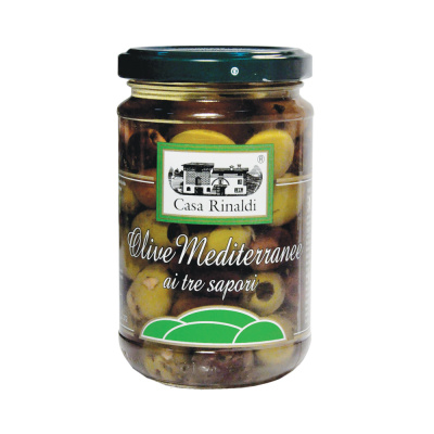 Оливки CASA RINALDI Средиземноморские, 270 г