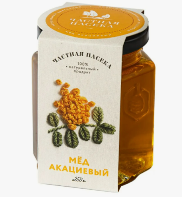 21137 Мёд ЧАСТНАЯ ПАСЕКА Акациевый, 250 г