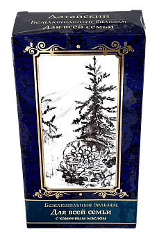 15011 Бальзам безалкогольный СИЛА АЛТАЯ Для всей семьи с каменным маслом, 250 г