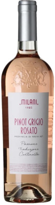 44972 Вино MILANI Пино Гриджио Розе розовое псух 0,75 л