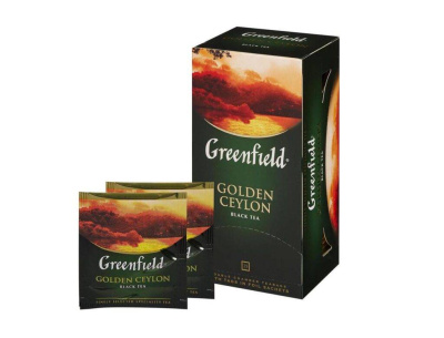 4529 Чай черный GREENFIELD Golden Ceylon, 25 пак