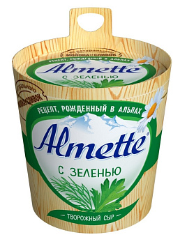 Сыр творожный HOCHLAND Almette с зеленью 60%, без змж, 150 г