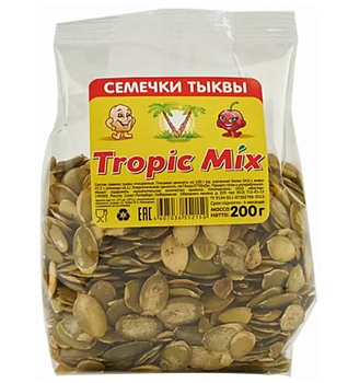 35 571 Семечки TROPIC Тыквы очищенные, 200 г