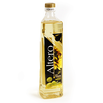Масло подсолнечное ALTERO Golden с добавлением оливкового, 810 мл