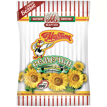 5 452 Семечки ОТ МАРТИНА Белые СОЛЬ 100 г