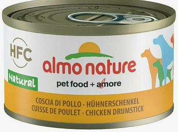 45258 Влажный корм для собак ALMO NATURE Куриные Бедрышки 95 г