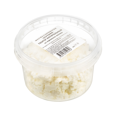 6910 Творог из коровьего молока ФЕРМА-СЫРОВАРНЯ ДЕРЕВНЯ 9%, без змж, 500г