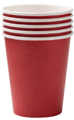 38892 Стакан одноразовый бумажный Антелла 350мл 6шт цветной