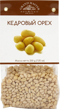 10 464 Орехи кедровые GRAND MASTER очищенные, 200 г