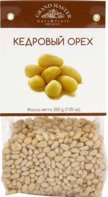 10 464 Орехи кедровые GRAND MASTER очищенные, 200 г