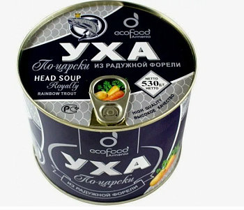 11021 Уха ECOFOOD по-царски из радужной форели, 240 г