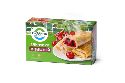 4195 Блинчики ОКРАИНА с вишней, 450 г