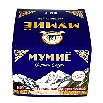 14999 Бальзам Мумие АЛТАЙБИОПРОЕКТ Горная слеза, 50 г