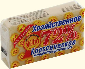 37865 Хозяйственное мыло Аист 72% 150г Классическое