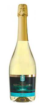 Игристое вино Кастильо Санта Барбара, белое брют , 0,75 л, 11%