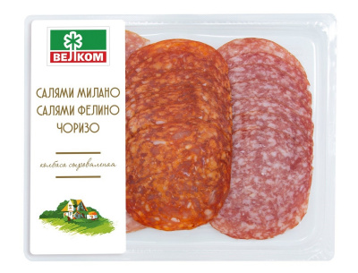 Набор с.к Милано Фелино Чоризо 90г нар, Велком