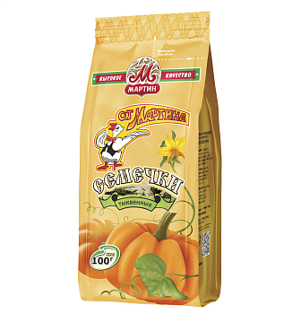 10 540 Семечки ОТ МАРТИНА Тыквенные неоч. СОЛЬ,100г