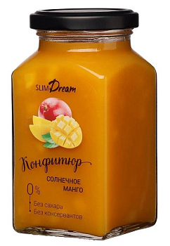 Конфитюр SLIM DREAM из манго без сахара, 0,3 кг 