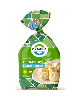 19209 Пельмени ОКРАИНА Сибирские, 800 г