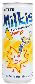 38823 Напиток газированный Милкис 0,25л Манго жб