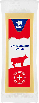 Сыр твердый LAIME Швейцарский 45%, без змж, 150 г