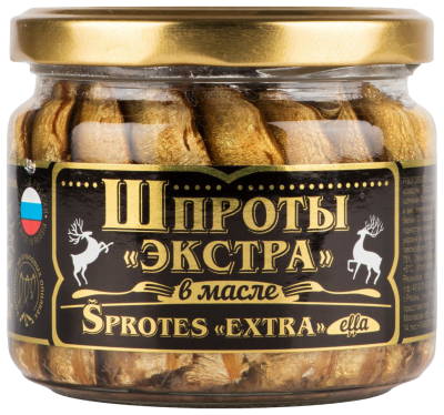 14493 Шпроты ВКУСНЫЕ КОНСЕРВЫ в масле экстра стб, 270 г