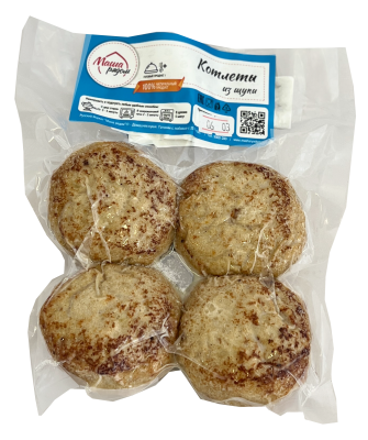 22481 Котлеты рыбные МАША РЯДОМ замороженные 4 шт ±400 г, уп