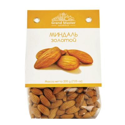Миндаль Золотой 200г Grand master