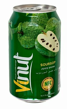 29479 Напиток сокосодержащий VINUT Сметанное яблоко жб, 330 мл