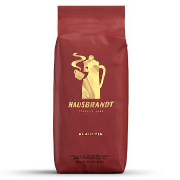 28725 Кофе в зернах Hausbrandt Academia средней обжарки 1000г Карибиан
